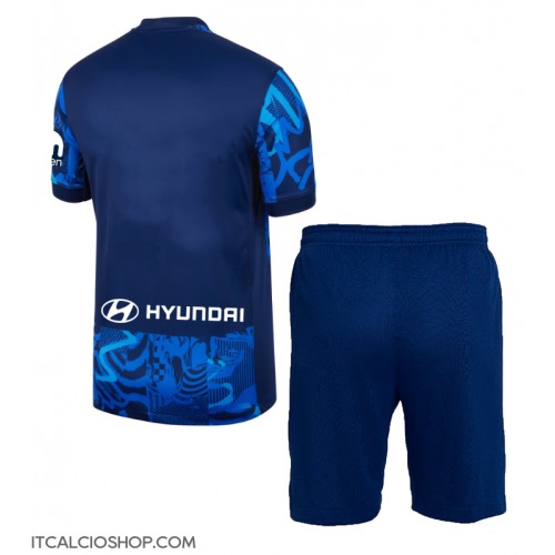 Atletico Madrid Terza Maglia Bambino 2024-25 Manica Corta (+ Pantaloni corti)